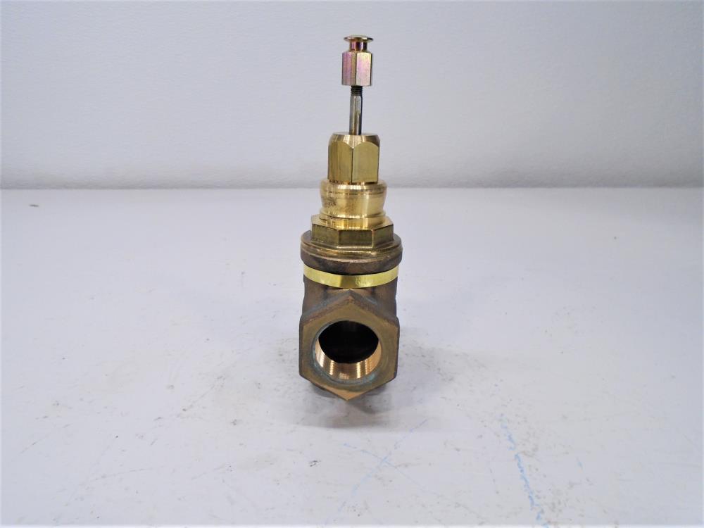 Honeywell 1" NPT Bronze 2 Way Single Seated Steam Valve V5011G 1202 1